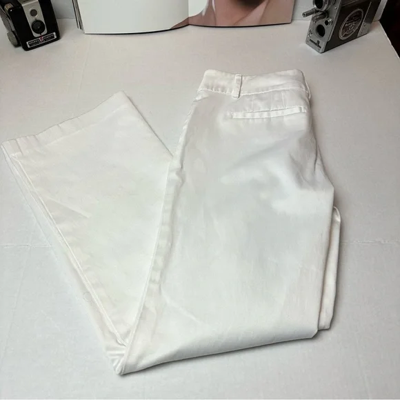 Vintage 90s New York & Company 7th Avenue Pants Cotton Twill Quiet Luxury Work - Picture 3 of 12